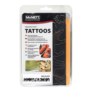 Набір фігурних латок Gear Aid by McNett Tenacious Tape Tattoos Wildlife, black, Латки, Для одягу