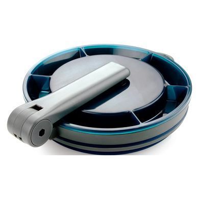 Кружка складная GSI Outdoors Collapsible Fairshare Mug (680 мл), blue, Кухлі, Пищевой силикон, 0.7, США, США, Киев, Харьков, Одесса, Днепр, Запорожье, Львов, Кривой Рог, Винница, Полтава, Чернигов, Черкассы, Сумы, Хмельницкий, Черновцы, Ровно