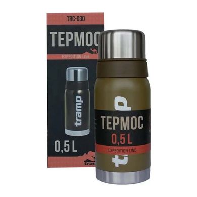 Термос Tramp Expedition Line 0.5 л, olive, Термоси, Нержавіюча сталь, 0.5, Київ, Харків, Одеса, Днiпро, Запоріжжя, Львів, Кривий Ріг, Вінниця, Полтава, Чернігів, Черкаси, Суми, Хмельницький, Чернівці, Рівне