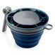 Кружка складная GSI Outdoors Collapsible Fairshare Mug (680 мл), blue, Кухлі, Пищевой силикон, 0.7, США, США, Киев, Харьков, Одесса, Днепр, Запорожье, Львов, Кривой Рог, Винница, Полтава, Чернигов, Черкассы, Сумы, Хмельницкий, Черновцы, Ровно