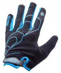 Велоперчатки Lynx All-Mountain, black/blue, Велоперчатки, L, Взрослые