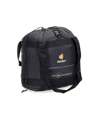 Компрессионный мешок Deuter Compression Packsack XL, black, Компрессионные мешки, Вьетнам, Германия