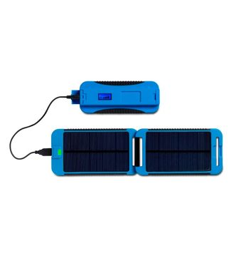 Портативное зарядное устройство Powertraveller Powermonkey Extreme, black, Солнечные панели с накопителем