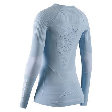 Термокофта X-Bionic Energy Accumulator Women's Base Layer Long Sleeve Shirt, ice blue/arctic white, S, Для жінок, Кофти, Синтетична, Для активного відпочинку, Італія, Швейцарія