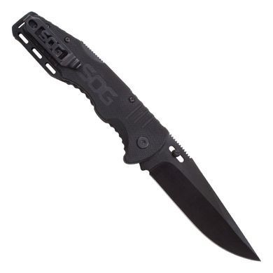 Ніж складаний SOG Salute, black, Складані ножі