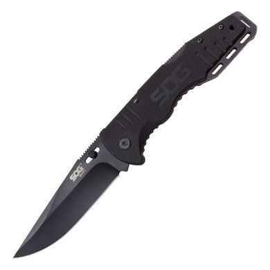 Ніж складаний SOG Salute, black, Складані ножі