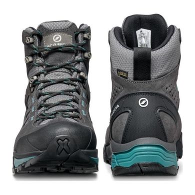 Трекінгові черевики Scarpa ZG Lite GTX WMN, Dark Gray/Lagoon, Для жінок, З мембраною, Без рантів, 36, Київ, Харків, Одеса, Днiпро, Запоріжжя, Львів, Кривий Ріг, Вінниця, Полтава, Чернігів, Черкаси, Суми, Хмельницький, Чернівці, Рівне, Італія