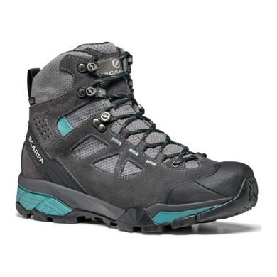 Трекинговые ботинки Scarpa ZG Lite GTX WMN, Dark Gray/Lagoon, Для женщин, С мембраной, Без рантов, 36, Киев, Харьков, Одесса, Днепр, Запорожье, Львов, Кривой Рог, Винница, Полтава, Чернигов, Черкассы, Сумы, Хмельницкий, Черновцы, Ровно, Италия