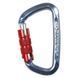 Карабін Skylotec D-Shape TG, Blue/Silver/Red