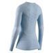 Термокофта X-Bionic Energy Accumulator Women's Base Layer Long Sleeve Shirt, ice blue/arctic white, S, Для жінок, Кофти, Синтетична, Для активного відпочинку, Італія, Швейцарія