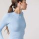 Термокофта X-Bionic Energy Accumulator Women's Base Layer Long Sleeve Shirt, ice blue/arctic white, S, Для жінок, Кофти, Синтетична, Для активного відпочинку, Італія, Швейцарія