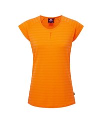 Футболка Mountain Equipment Equinox Women's Tee, Orange sherbert stripe, Для жінок, M, Футболки, Китай, Великобританія