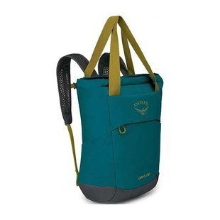Сумка-рюкзак Osprey Daylite Tote Pack, deep peyto green/tunnel vision, Універсальні, Міські рюкзаки, Без клапана, One size, 20, 530, Київ, Харків, Одеса, Днiпро, Запоріжжя, Львів, Кривий Ріг, Вінниця, Полтава, Чернігів, Черкаси, Суми, Хмельницький, Чернівці, Рівне