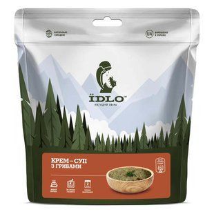 Сухий продукт ЇDLO Крем-суп із грибами 60 г, silver, Перші страви, Україна, Україна