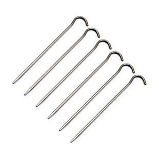 Колышки TOAKS Titanium Hook Peg 6шт, grey, Колышки, Для кемпинга, 15, Киев, Харьков, Одесса, Днепр, Запорожье, Львов, Кривой Рог, Винница, Полтава, Чернигов, Черкассы, Сумы, Хмельницкий, Черновцы, Ровно, Китай, Украина