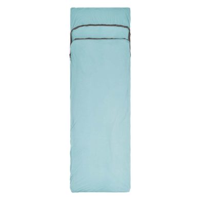 Вкладиш в спальник Sea to Summit Comfort Blend Sleeping Bag Liner Rectangular w/ Pillow Sleeve, Aqua Sea Blue, Вкладиші, Універсальний, Чотирисезонні, 430, Київ, Харків, Одеса, Днiпро, Запоріжжя, Львів, Кривий Ріг, Вінниця, Полтава, Чернігів, Черкаси, Суми, Хмельницький, Чернівці, Рівне, Австралія