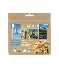 Сублімована їжа Voyager паста з лососем та овочами 80 г, brown, Рибні