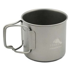 Кружка TOAKS Titanium 375ml Cup, titanium, Горнята, Титан, 0.37, Китай, США