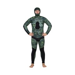 Охотничий гидрокостюм Marlin Phantom 5mm, emerald, 5, Для мужчин, Мокрый, Для подводной охоты, Длинный, 46/S