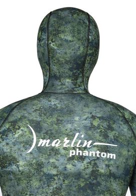 Мисливський гідрокостюм Marlin Phantom 5mm, emerald, 5, Для чоловіків, Мокрий, Для підводного полювання, Довгий, 46/S