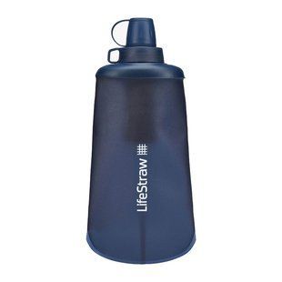 Бутылка-фильтр для воды LifeStraw Peak Squeeze 650ml Mountain Blue, Mountain Blue, Мембранные, Фильтр для воды, Индивидуальные