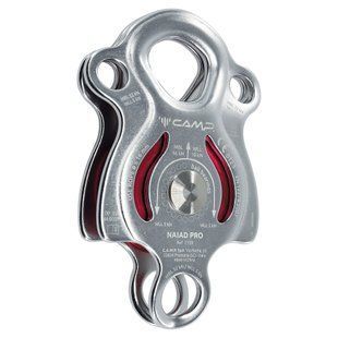 Блок-ролик CAMP Naiad Pro, Red/Steel, Блок, Дюралюміній