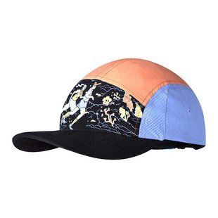 Кепка Buff 5 Panel Go Cap Pow Running Multi, Pow Running Multi, L/XL, Унисекс, Кепки, Испания