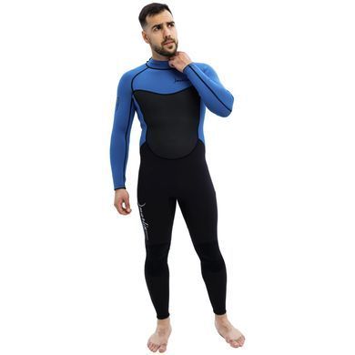 Гідрокостюм Marlin Tropic Man 3mm Blue/Black, blue/black, 3, Для чоловіків, Мокрий, Для дайвінгу, Довгий, M