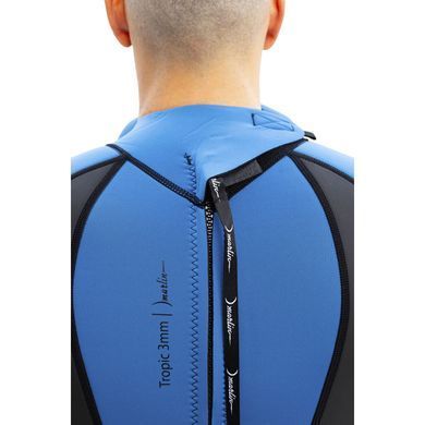 Гідрокостюм Marlin Tropic Man 3mm Blue/Black, blue/black, 3, Для чоловіків, Мокрий, Для дайвінгу, Довгий, M
