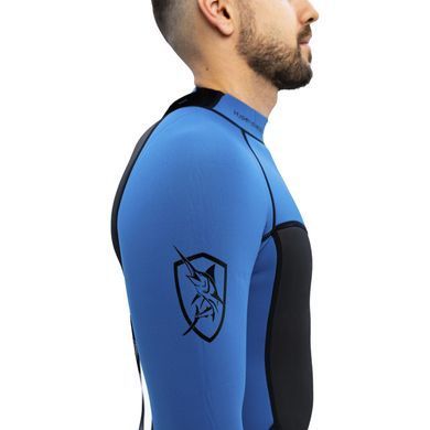 Гідрокостюм Marlin Tropic Man 3mm Blue/Black, blue/black, 3, Для чоловіків, Мокрий, Для дайвінгу, Довгий, M