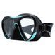 Маска Marlin Diamond Black/Green, black/green, Для дайвінгу, Двоскляна