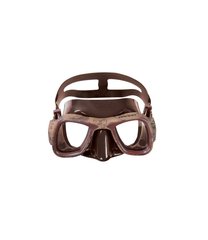 Маска Omer Bandit Mimetic Mask, brown, Для подводной охоты, Двухстекольная, One size