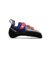 Скальные туфли Evolv Luchador SC, grey/red, Полусогнутая, Комбинированная, 6.5, Скальники, Для взрослых, США, США
