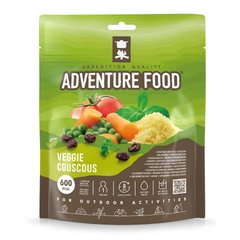 Сублимированная еда Adventure Food Veggie Couscous Кус-кус с овощами New Package, silver/green, Вегетарианские, Нидерланды, Нидерланды