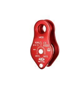 Блок-ролик Climbing Technology Fix Simple, red, Блок, Дюралюміній, Італія, Італія