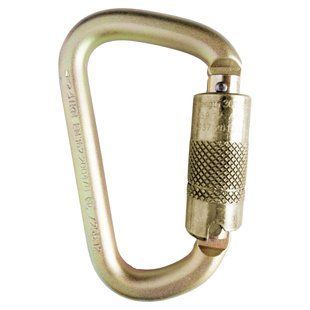 Карабін Skylotec Steel D TRI, yellow