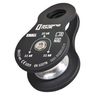 Блок-ролик Singing Rock Pulley Small Roll Black, black, Блок, Одинарный, Дюралюминий