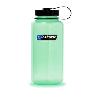 Бутылка для воды Nalgene Wide Mouth Tritan Water Bottle Glow 1L, Glow Green, Фляги, Пищевой пластик, 1.0, США, США, Киев, Харьков, Одесса, Днепр, Запорожье, Львов, Кривой Рог, Винница, Полтава, Чернигов, Черкассы, Сумы, Хмельницкий, Черновцы, Ровно