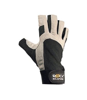 Перчатки Rock Empire Gloves Rock, black/grey, S, Без пальцев, Чехия, Чехия