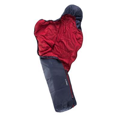 Спальний мішок Deuter Dreamlite Long, navy-cranberry, Long, Спальник, Кокон, Універсальний, Синтетичний, Літні, Left, 708, Київ, Харків, Одеса, Днiпро, Запоріжжя, Львів, Кривий Ріг, Вінниця, Полтава, Чернігів, Черкаси, Суми, Хмельницький, Чернівці, Рівне, В'єтнам, Німеччина