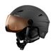 Шлем горнолыжный Cairn Electron Visor Photochromic, Mat black, Горнолыжные шлемы, Универсальный, 57-58