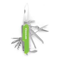 Ніж складаний Coghlans Camp Knife 11 Function, green, Складані ножі