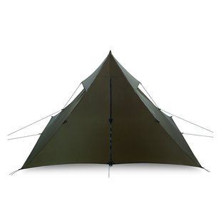 Палатка Liteway PYRAOMM PLUS TARP 3P Olive, olive, Палатки, Для походов: пеших и горных, Ультралегкие, 600, Трехместные, С тамбуром, 2, 2000