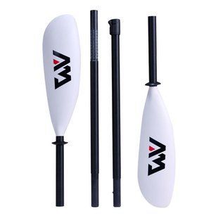 Весло для каяка Aqua Marina KP-4 Fiberglass Kayak Paddle, white, Классическое (Euro Blade), Для байдарок и каяков, 224-234, 4, Стеклопластик, Поліуретан, Для взрослых, Киев, Харьков, Одесса, Днепр, Запорожье, Львов, Кривой Рог, Винница, Полтава, Чернигов, Черкассы, Сумы, Хмельницкий, Черновцы, Ровно