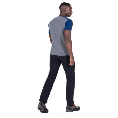 Футболка Mountain Equipment Headpoint Block Men's Tee Grey/Admiral, Grey/Admiral, Для мужчин, L, Футболки, Великобритания