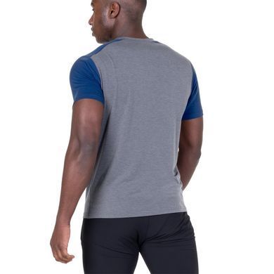 Футболка Mountain Equipment Headpoint Block Men's Tee Grey/Admiral, Grey/Admiral, Для мужчин, L, Футболки, Великобритания