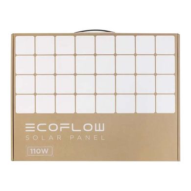 Солнечная панель EcoFlow 110W Portable Solar Panel, black, Солнечные панели