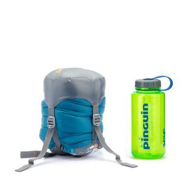 Спальный мешок Pinguin Tramp PFM 195 Petrol, Petrol, Regular, Спальник, Кокон, Универсальный, Синтетический, Трехсезонные, Right, 950, Чехия