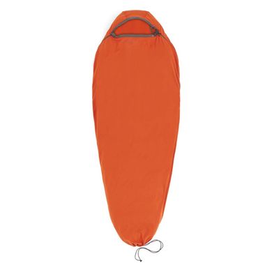 Вкладиш в спальник Sea to Summit Reactor Extreme Sleeping Bag Liner Mummy w/ Drawcord Compact, Spicy orange, Вкладыши, Универсальный, Четырехсезонные, 342, Киев, Харьков, Одесса, Днепр, Запорожье, Львов, Кривой Рог, Винница, Полтава, Чернигов, Черкассы, Сумы, Хмельницкий, Черновцы, Ровно, Австралия