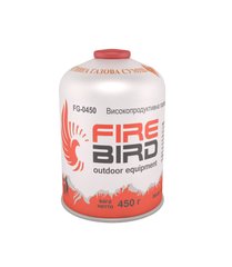 Резьбовой газовый баллон FireBird FG-0450, white